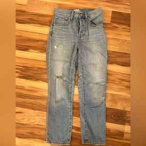 Madewell the perfect vintage crop Jean sz25